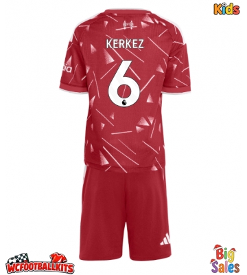 Liverpool Milos Kerkez #6 Replica Home Stadium Kit for Kids 2026-27 Short Sleeve (+ pants)